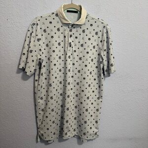 Greyson G.O.A.T. Wolves Snake Print Performance Golf Blue Polo Shirt Shangri-La